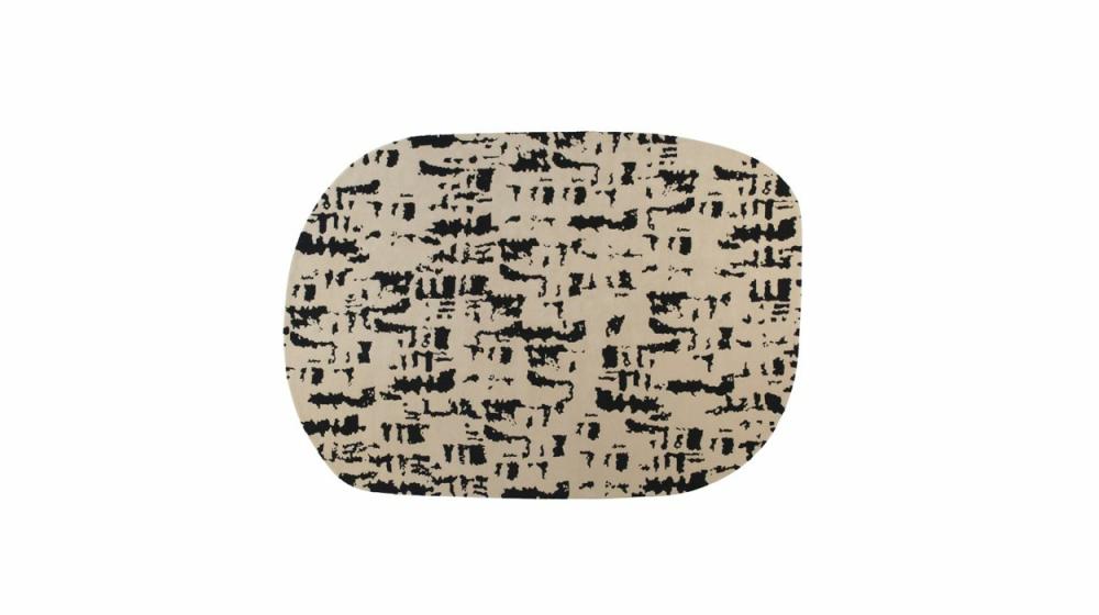 Rugs | Haiku  Beige And Black Wool Rug Other Products Rugs