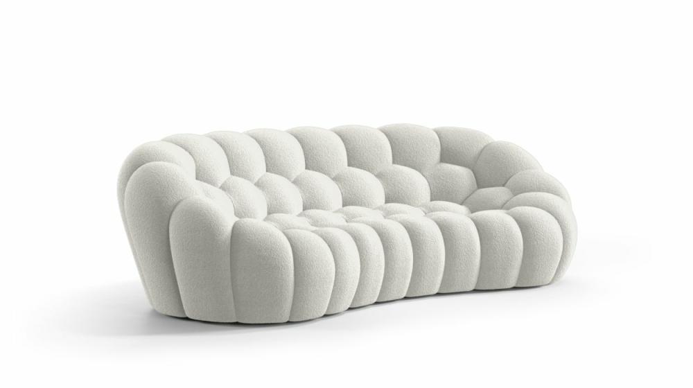 Sofas & Sofa Beds | Bubble 2  Curved 3/4-Seat Sofa Living Room Sofas & Sofa Beds