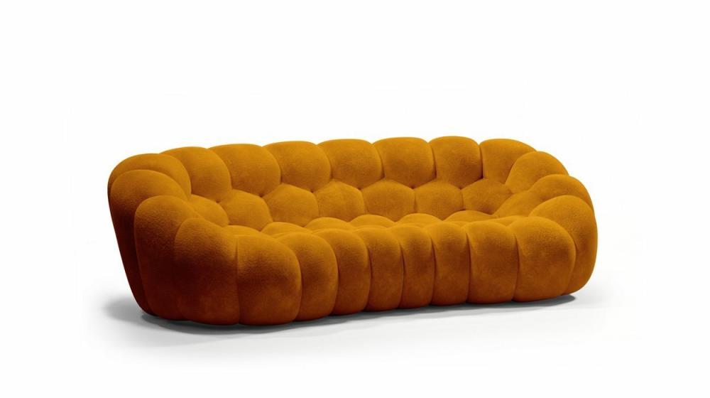 Sofas & Sofa Beds | Bubble 2  Curved 3/4-Seat Sofa Living Room Sofas & Sofa Beds