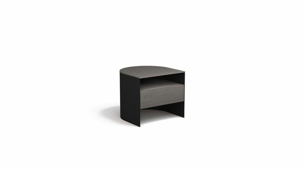 Other Bedroom Furniture | Flexus  Bedside Table – Black Lacquered Structure Bedroom Other Bedroom Furniture